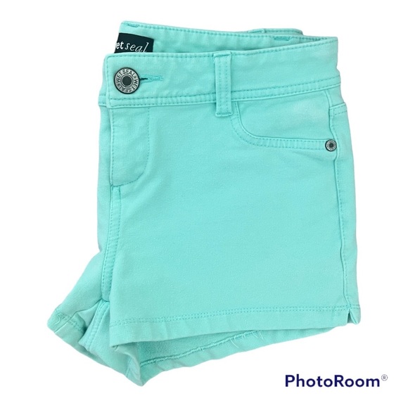 Teal Wet Seal Shorts - medium - Picture 3 of 4
